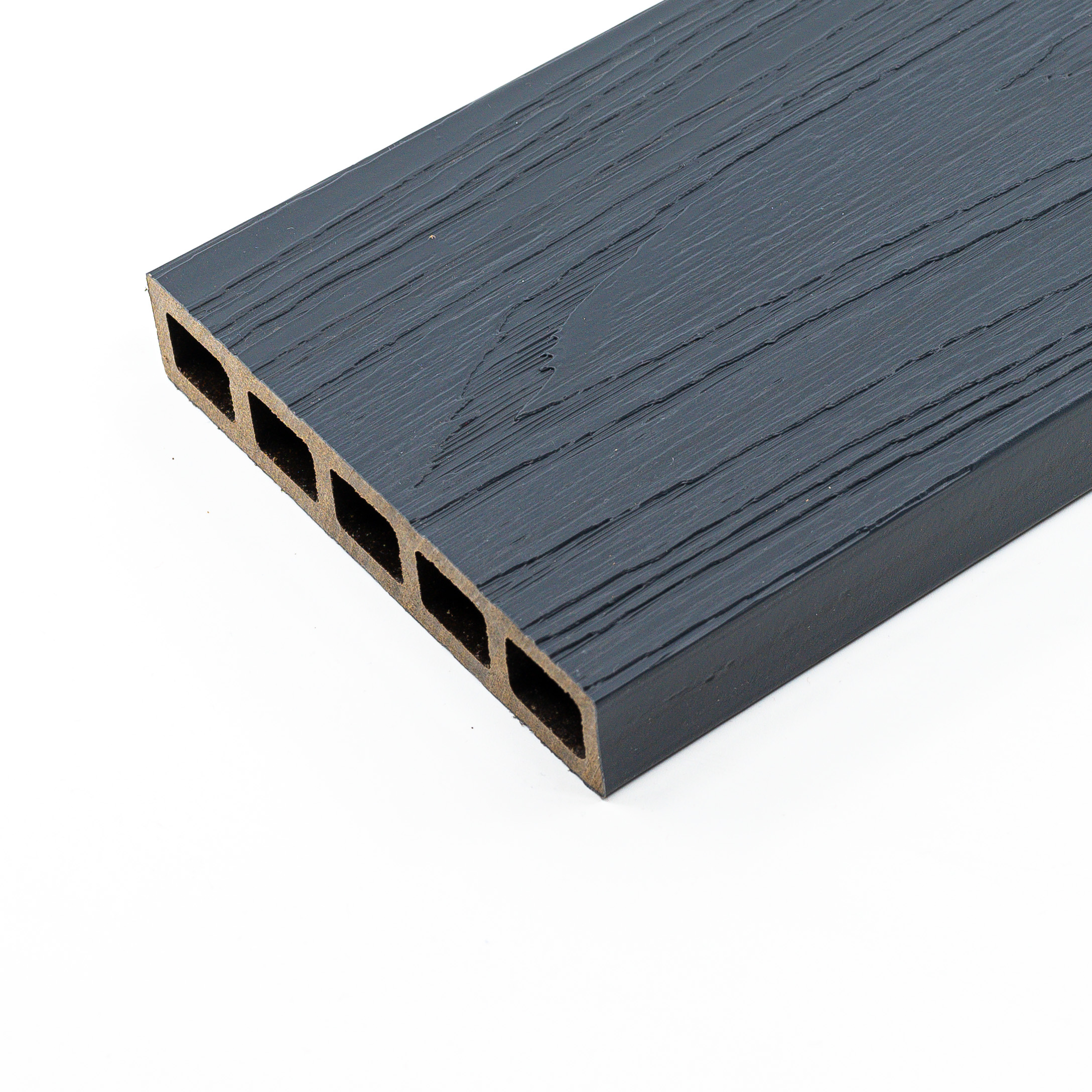 Ulucă gard WPC Coextrus F120x24, Antracit - imagine 2